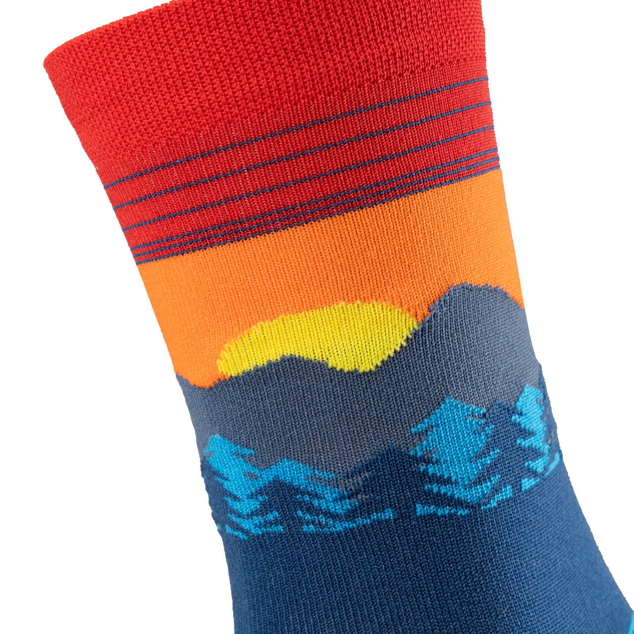 Chaussettes Alpinus Lavaredo - Bleu-Rouge 3/7