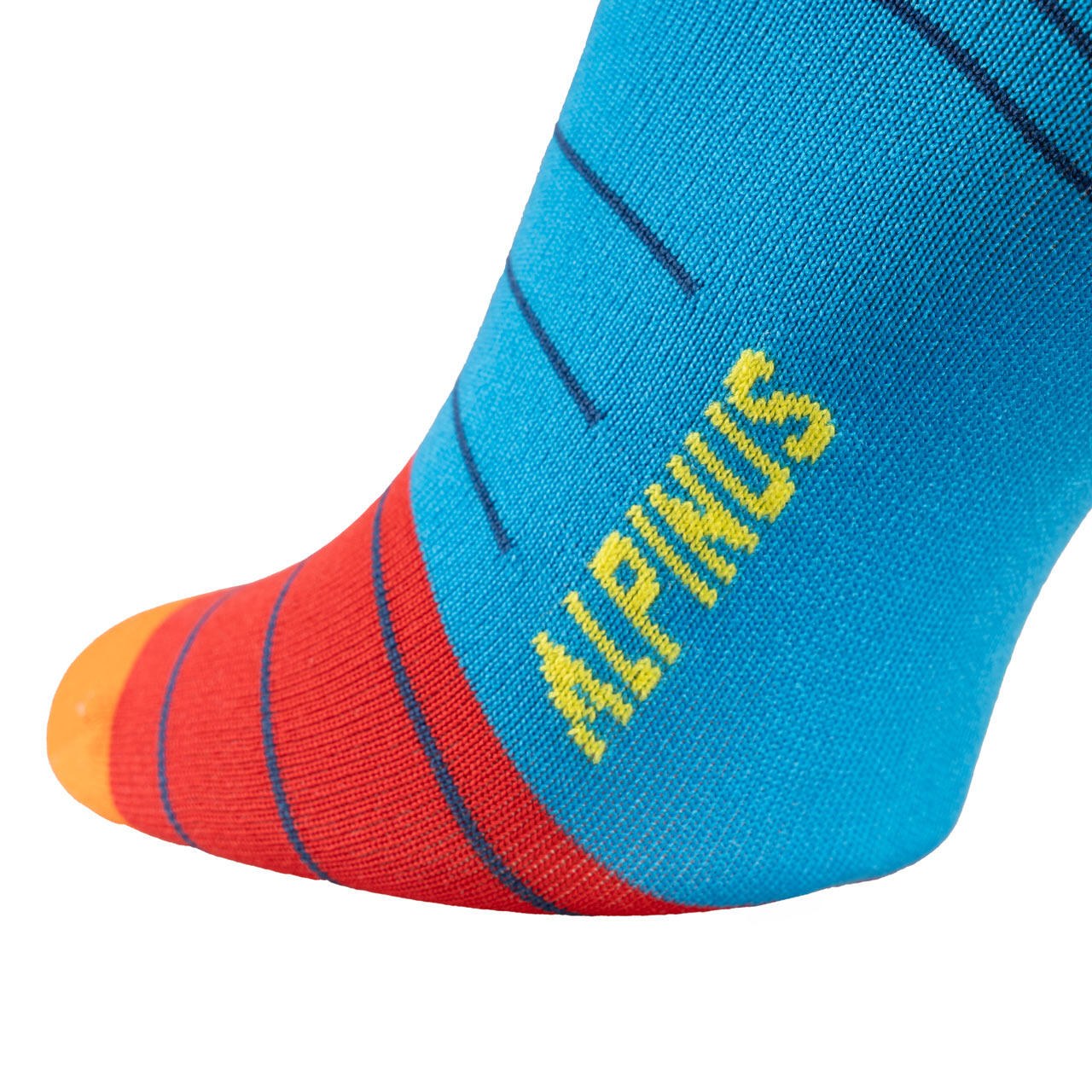 Chaussettes Alpinus Lavaredo - Bleu-Rouge 4/7