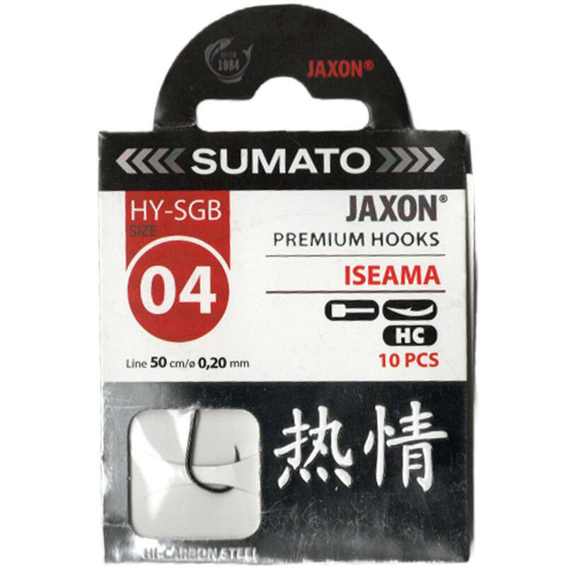 Przypon Jaxon Sumato ISEAMA #4 0,2 czarne 10szt