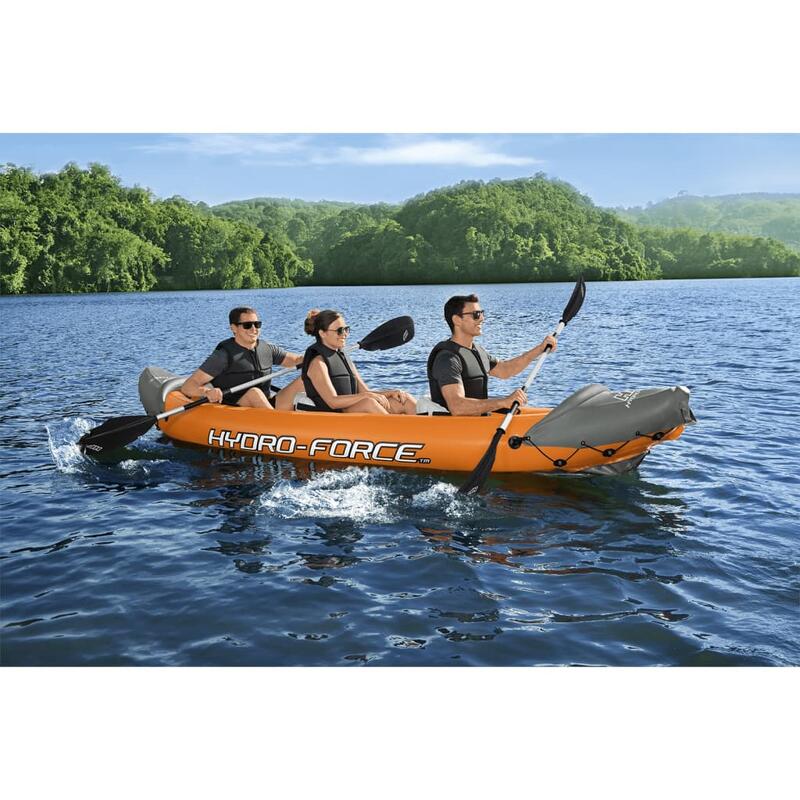 Conjunto kayak insuflável Hydro-Force Rapid x3