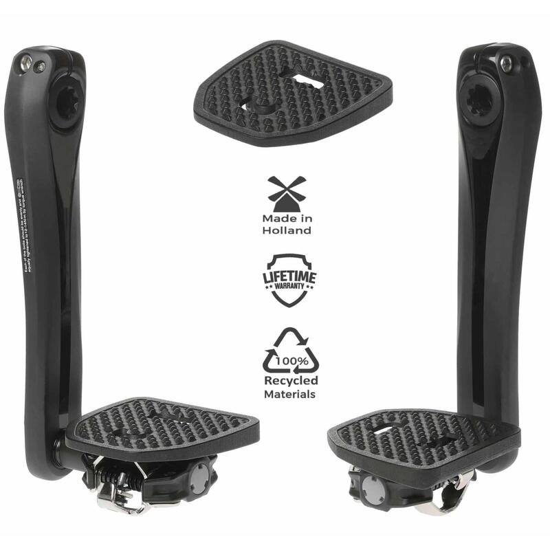 Pedal Plate | SPDX | Adaptateur pour pédales Shimano SPD et Look X-Track