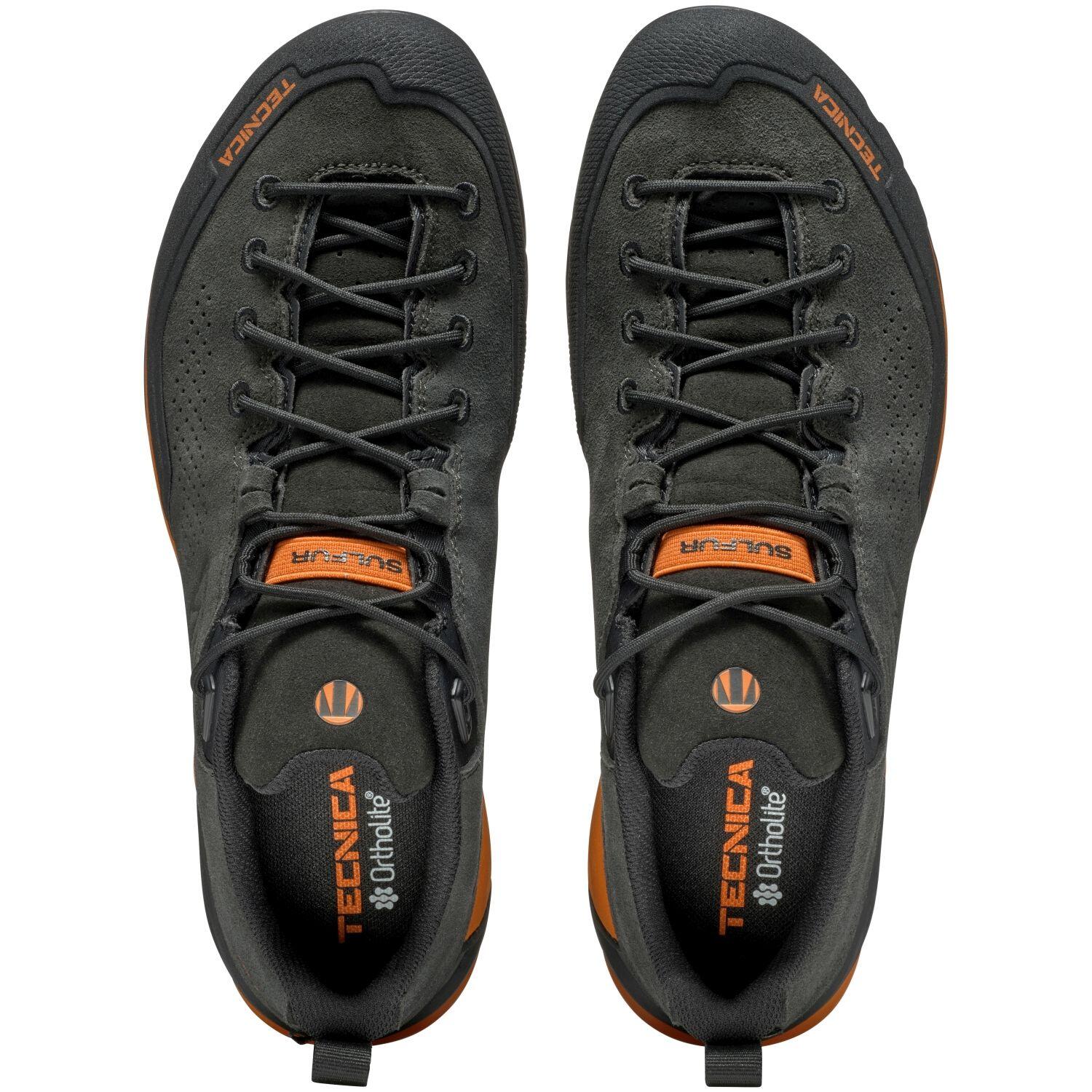 Zapatillas de montaña de hombre Tecnica  SULFUR Gore-Tex gris-naranja 5/7