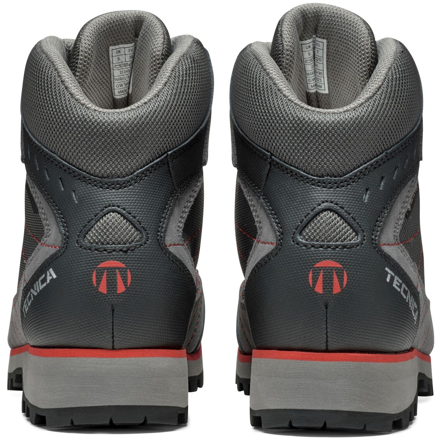 Botas de montanha de mulheres Tecnica  MAKALU IV Gore-Tex cinza-vermelho 4/6