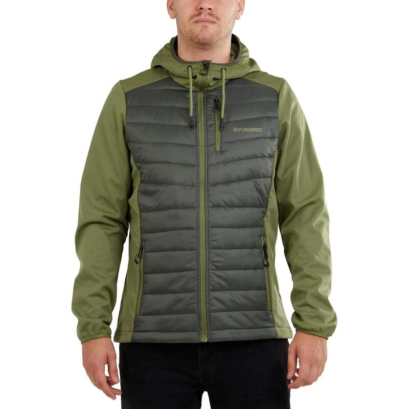 Jacheta softshell Vermont Hybrid Jacket - oliv barbati