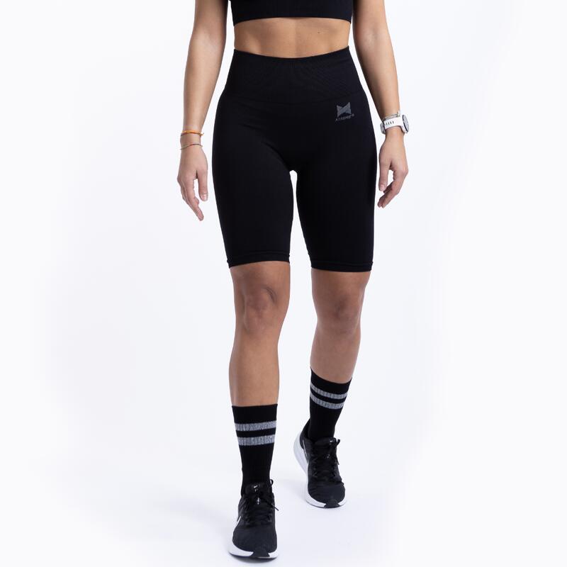 Krótkie legginsy sportowe dla kobiet Xtreme Sportswear Antracyt Czarny