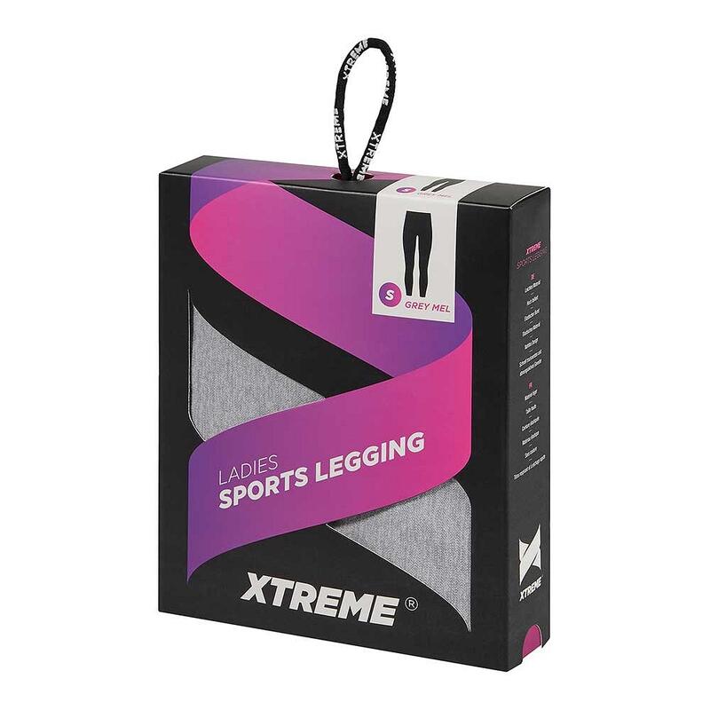 LEGGINGS DE DESPORTO XTREME TECIDO TÉCNICO COR CINZA