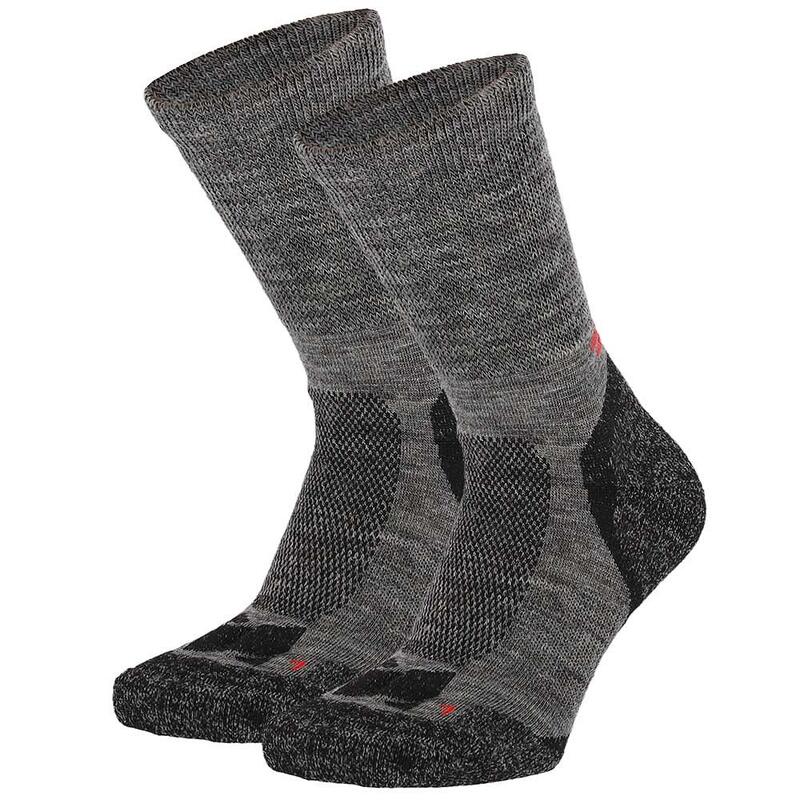 Chaussettes de randonnée Xtreme laine mérinos 6 paires Multi Anthracite