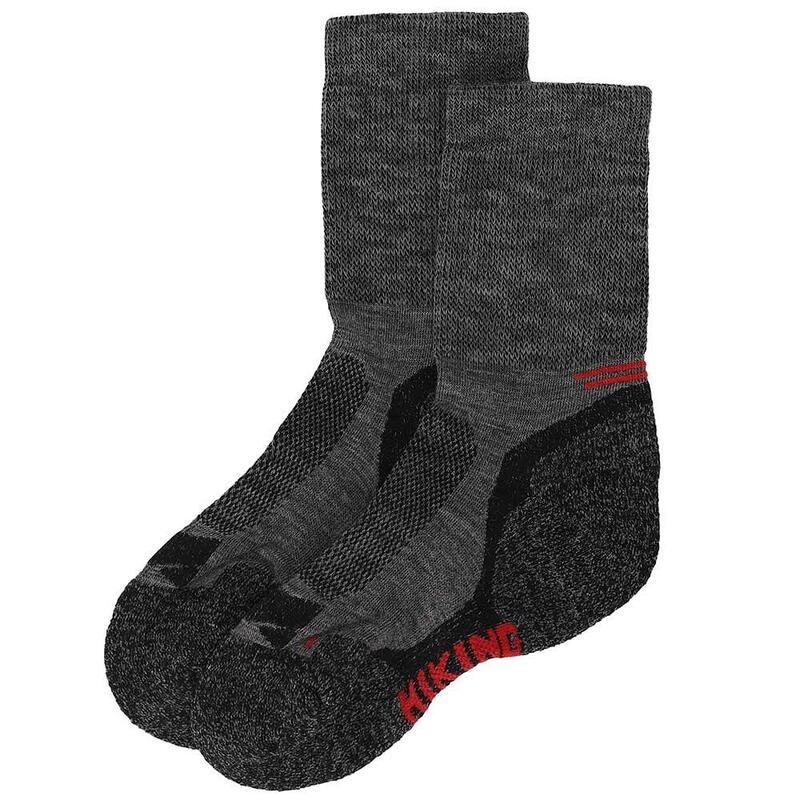 Xtreme Wandern Socken Merinowolle 2er-Pack Multi Anthrazit
