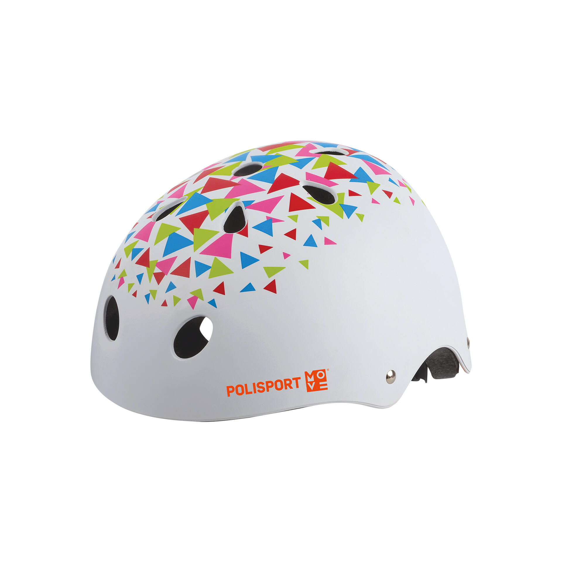 POLISPORT MOVE Casco Urban Radical Triangles Blanco One Size