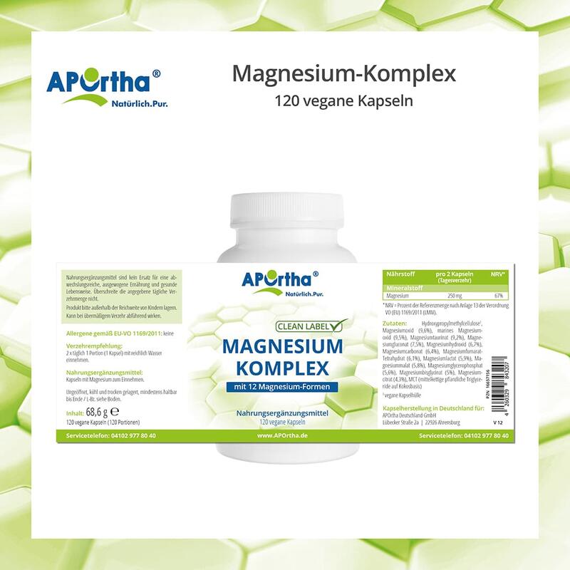 Magnesium-Komplex - 120 vegane Kapseln