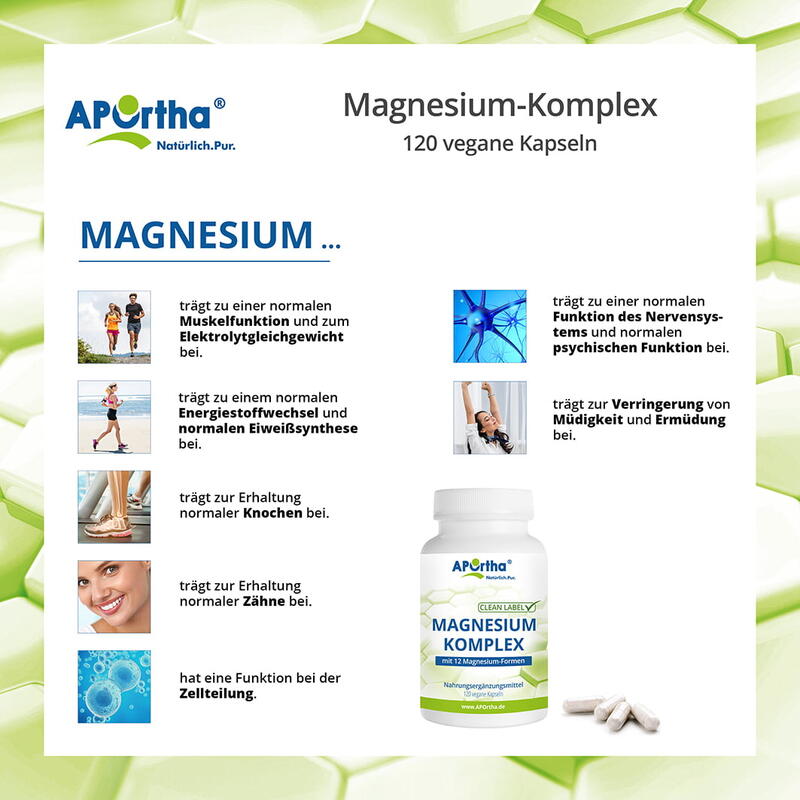 Magnesium-Komplex - 120 vegane Kapseln