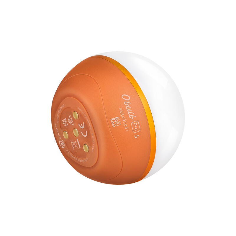 Luz LED portátil multicolor OLIGHT Obulb Pro S 240 lum control remoto Naranja