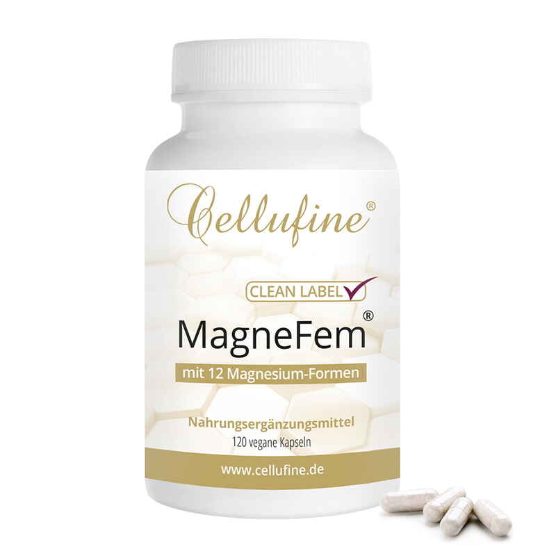 MagneFem® 12 Magnesium-Verbindungen - 120 vegane Kapseln