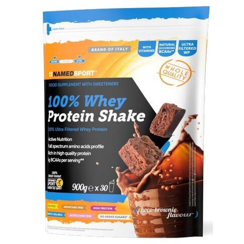 100% Whey Fitness Use Protein Shake 900g - Chocolate Brownies