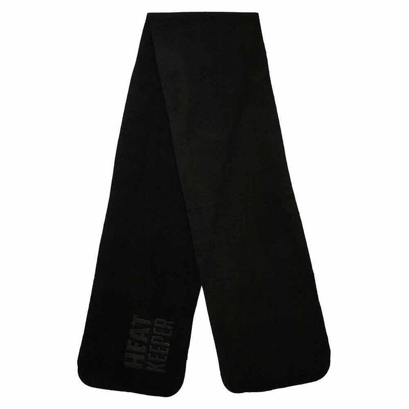 Heatkeeper - Écharpe thermique hommes - Polaire - Noir - 1 pièce - Écharpe
