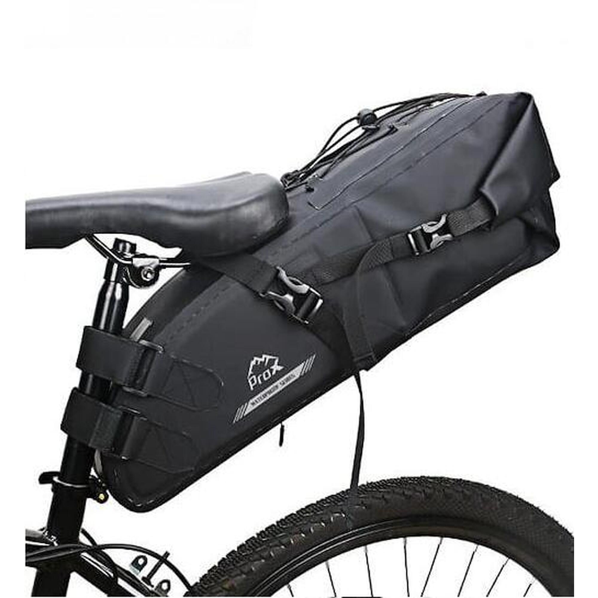 Sacoche de vélo Sacoche arrière 14 litres Noir - Imperméable