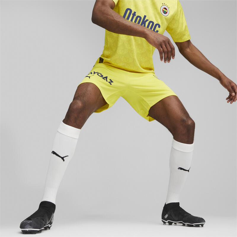 Shorts da calcio Fenerbahçe S.K PUMA Blazing Yellow Medieval Blue