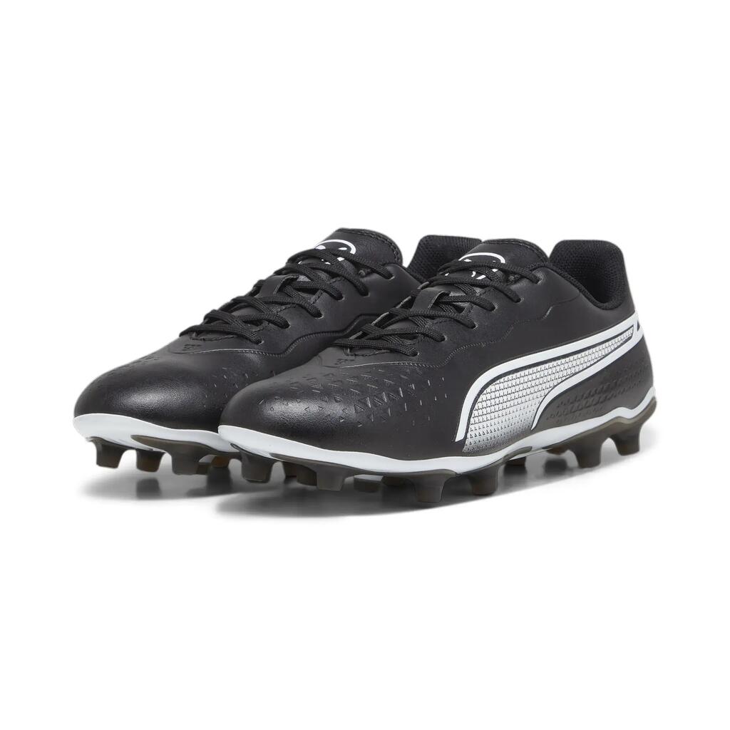 PUMA Mens KING MATCH FG/AG Football Boots - PUMA Black-PUMA White