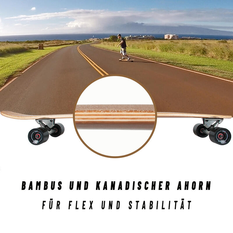 JUCKER HAWAII Longboard MAKAHA Bambus