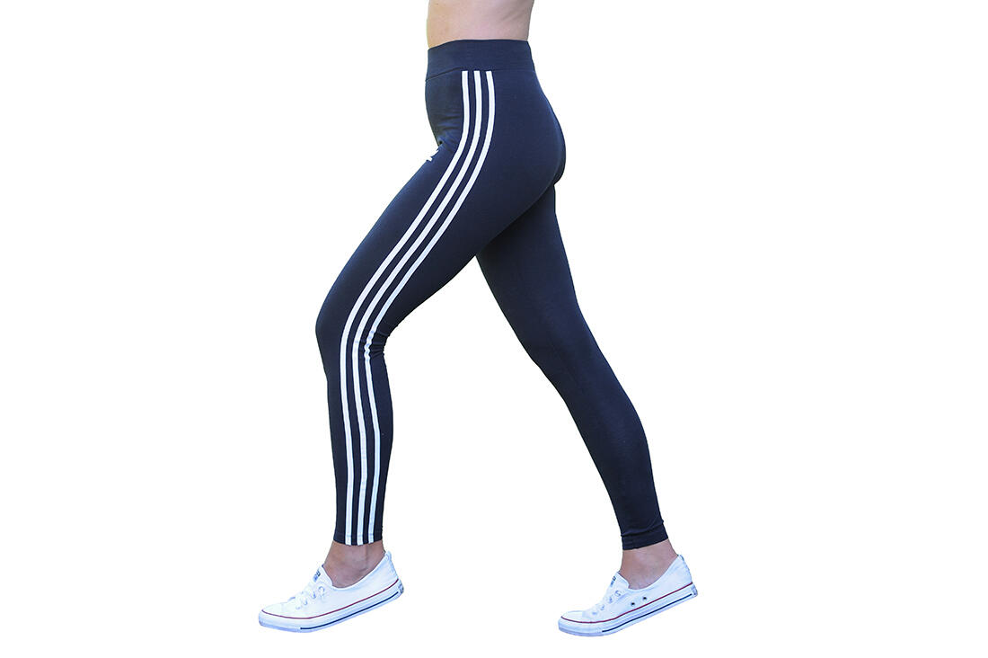 Mallas Mujer Adidas 3 Stripes Tights Negro 3/3