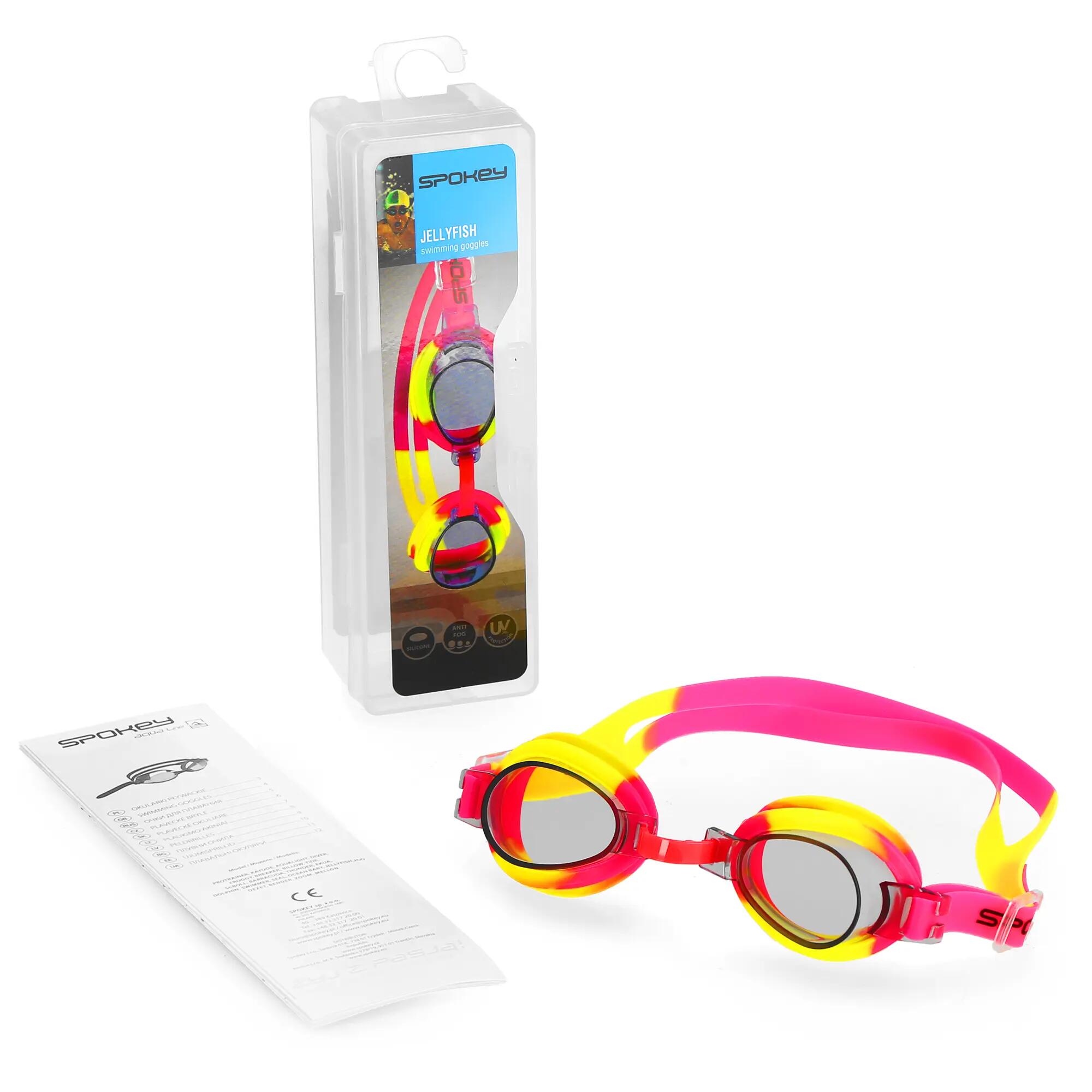 Okulary pływackie dziecięce z filtrem UV Spokey Jellyfish 3/3