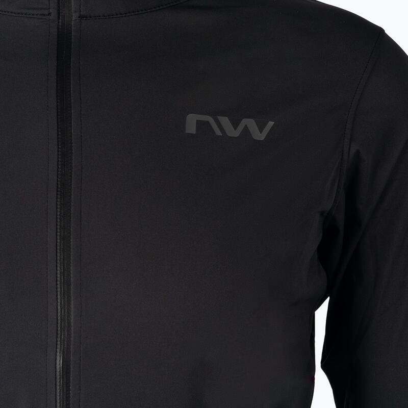 Chaqueta de bicicleta anthracita de la chaqueta de la piel de northwave