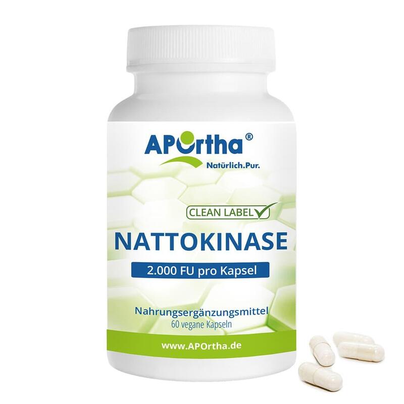 Nattokinase 100 mg - 60 vegane, säureresistente Kapseln