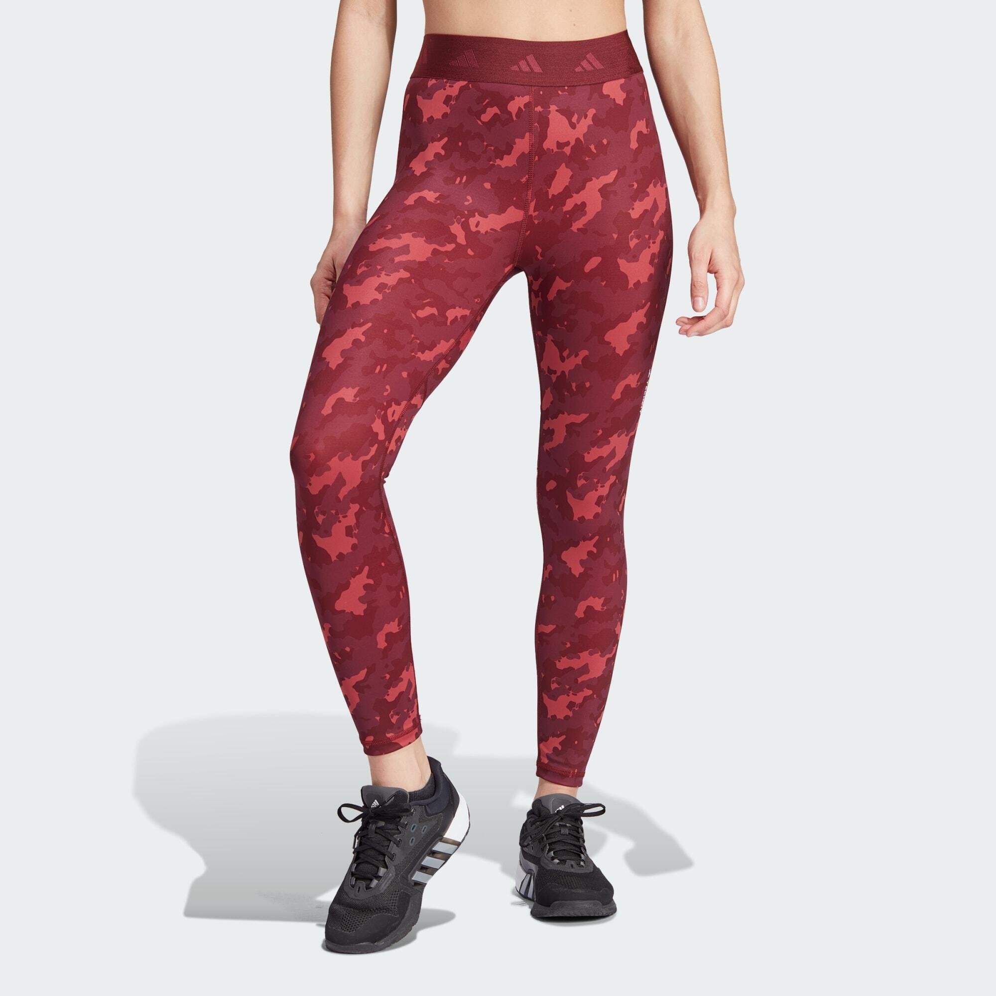 Leggings Techfit 7/8 con stampa mimetica