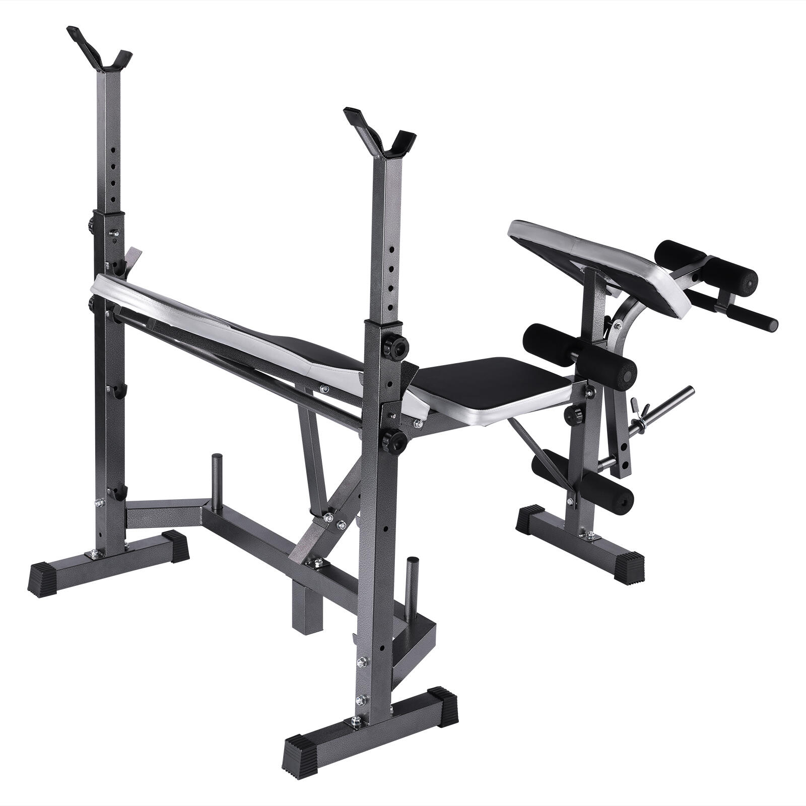 Banc de Musculation Multistation avec Rack pour Poids Inclinable Fitness Tech 6/7