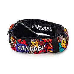 CEINTURE DE RUNNING #PARTYRUN mixte - multicolore KAMUABU - 6 POCHES