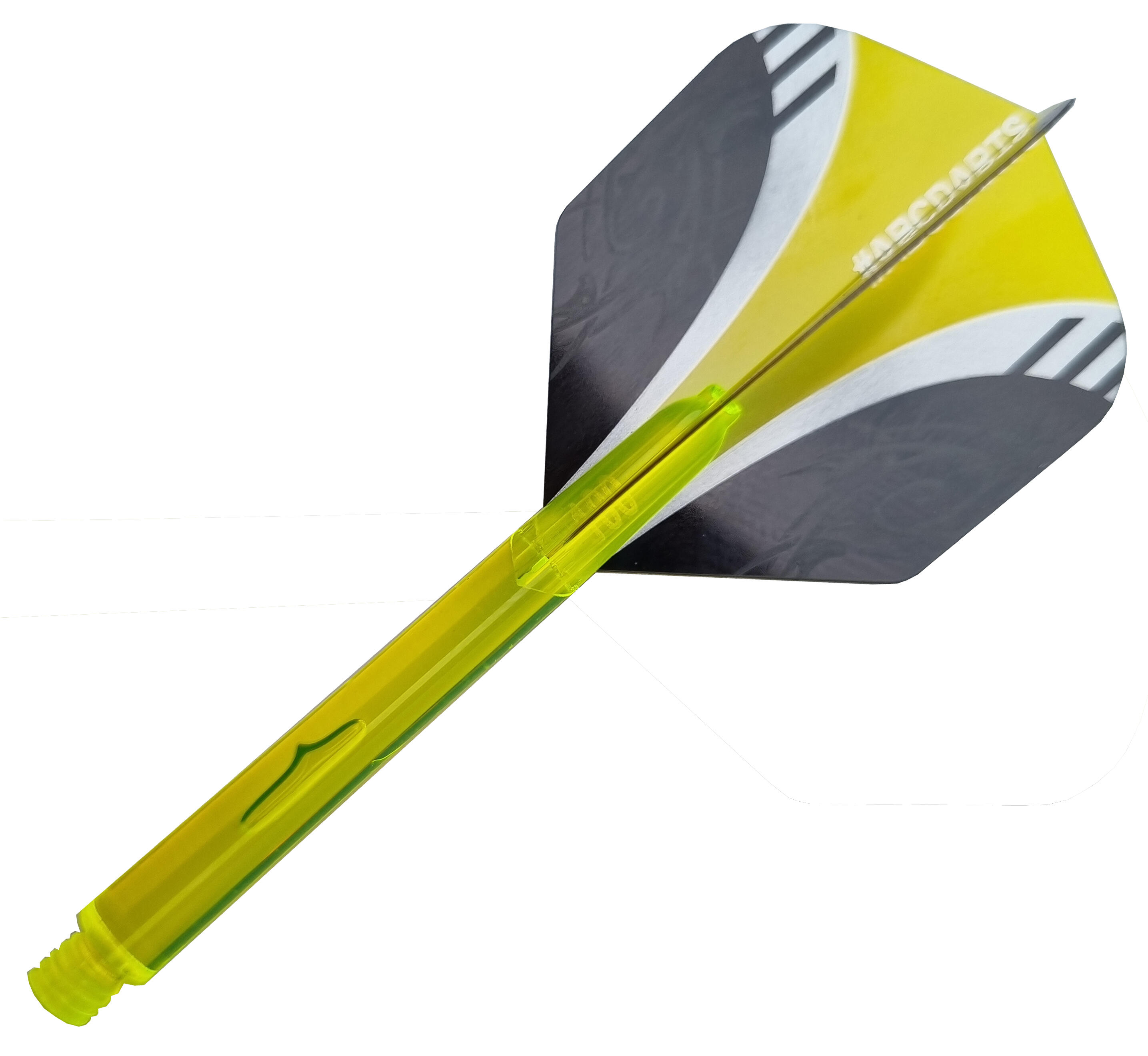 Dart Flights - Extra Stevig - Tribal Geel- 8 sets (24 stuks) 2/2