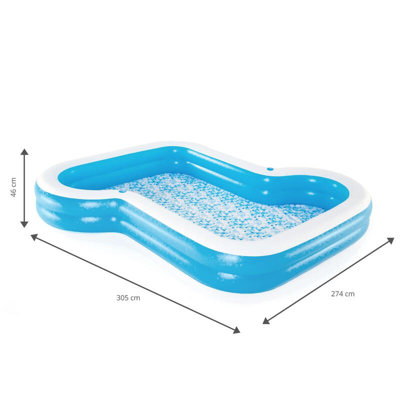 Piscina Insuflável Criança Bestway 305x274x46 cm