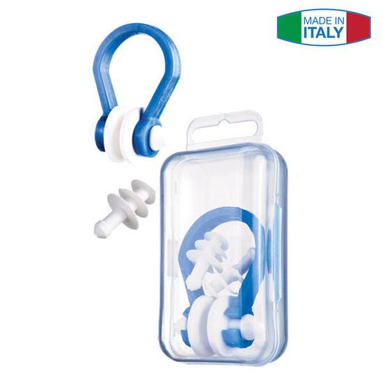 Protezioni per le orecchie Set di clip il naso Spine a morsetto Nuoto Immersioni