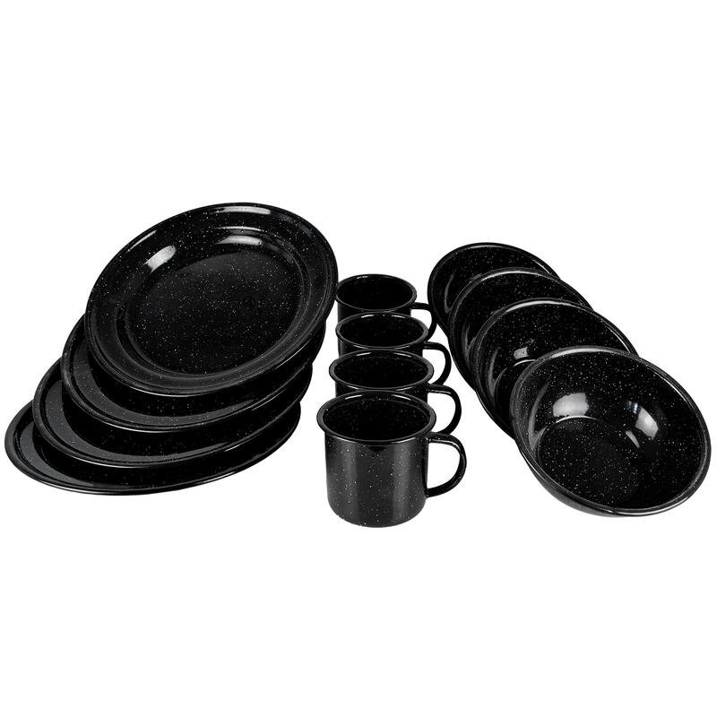 Set Vajilla Camping Completo Hornilla Cubiertos ⋆ Tienda Bajo Mil Estrellas