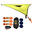 Hamac Trillium 3 personnes Outdoor Trekking Double tente d'arbre 4x4 m