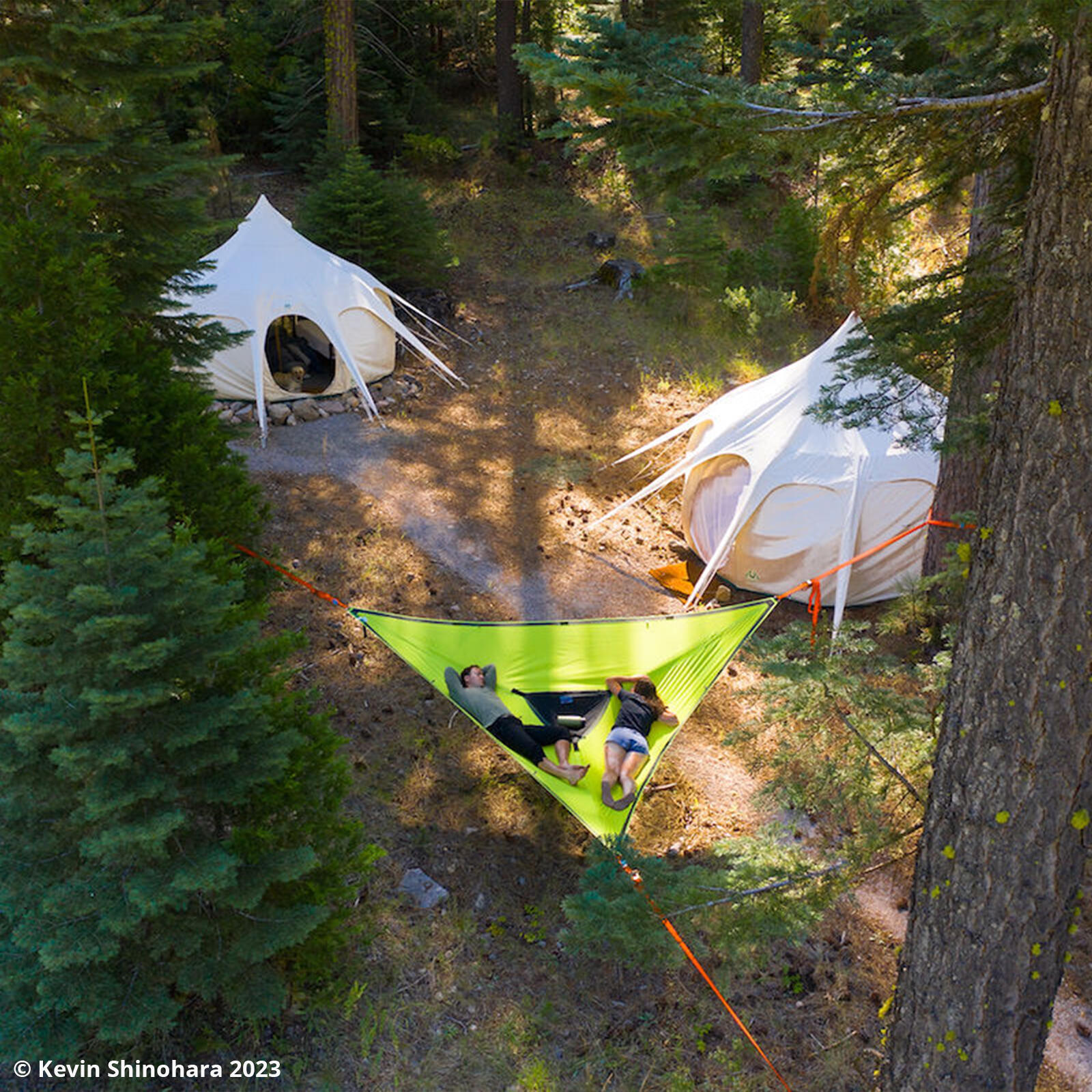 Amaca Trillium 3 persone trekking Outdoor doppia tenda ad albero 4x4 m 4/5