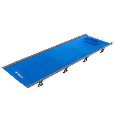 Aluminium veldbed outdoor klik vouwbed camping ligstoel lichtgewicht 190x64 cm