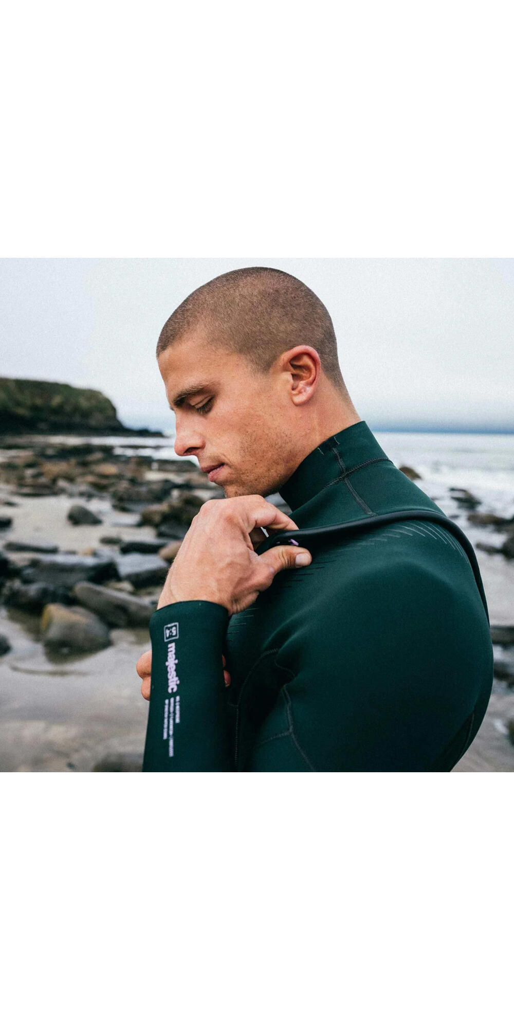 MYSTIC Majestic Wetsuit 3/2mm Frontzipip Zwart 6/7