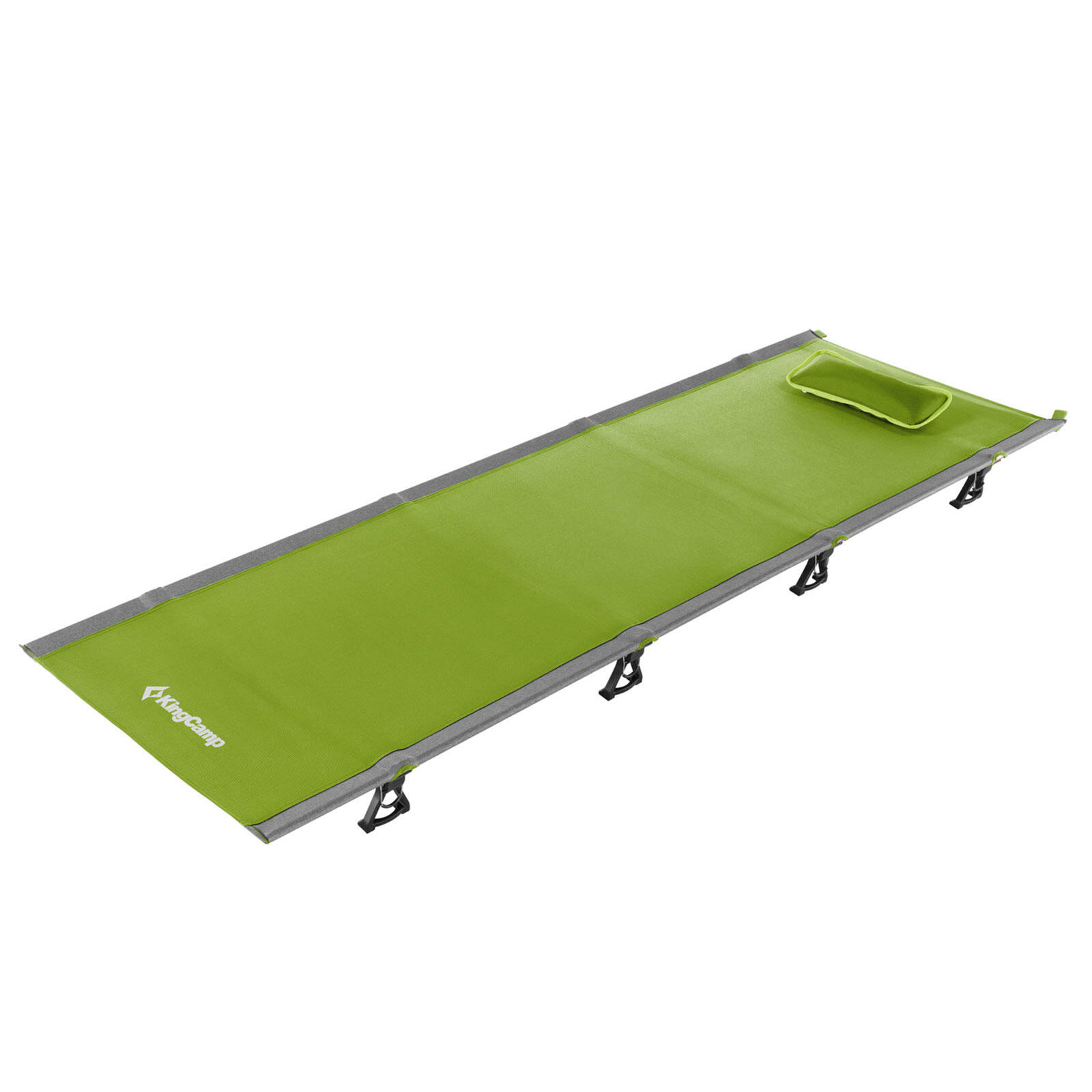 Kingcamp - Lit De Camp Camping Chaise Longue Légère 190x64 Cm - Lit De Camps - Vert - Taille Unique - Decathlon