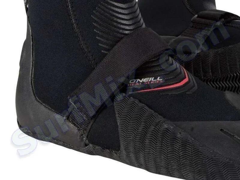 Chaussures néoprène 7mm Noir à bout rond  Adulte 4/4