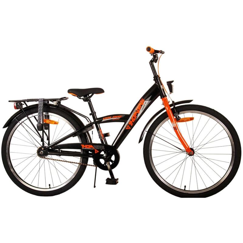 Volare Thombike Kinderfiets - Jongens - 24 inch - Zwart Oranje