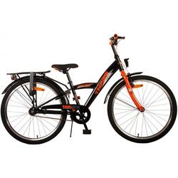 Thombike 24 Pouces 23 cm Garçon Frein à rétropédalage Noir/Orange