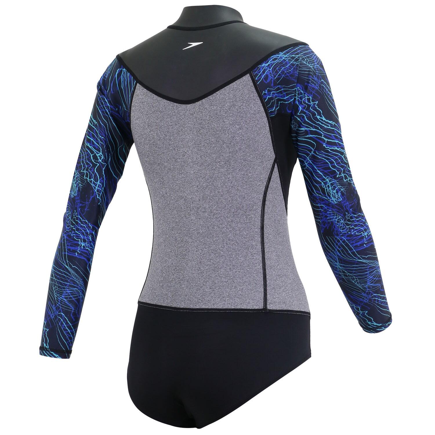 BODYSUIT DONNA SPEEDO COMBOFIT MULTISPORT NEOPRENE 2MM BLACK-AQUARIUM 2/2