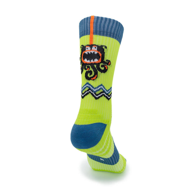 Calze Da Corsa "Octopus" 3X1 Shaft - Unisex - Verde Pistacchio