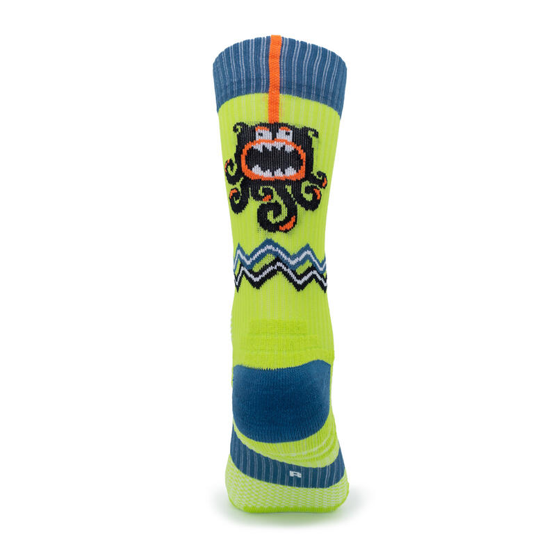 Calze Da Corsa "Octopus" 3X1 Shaft - Unisex - Verde Pistacchio