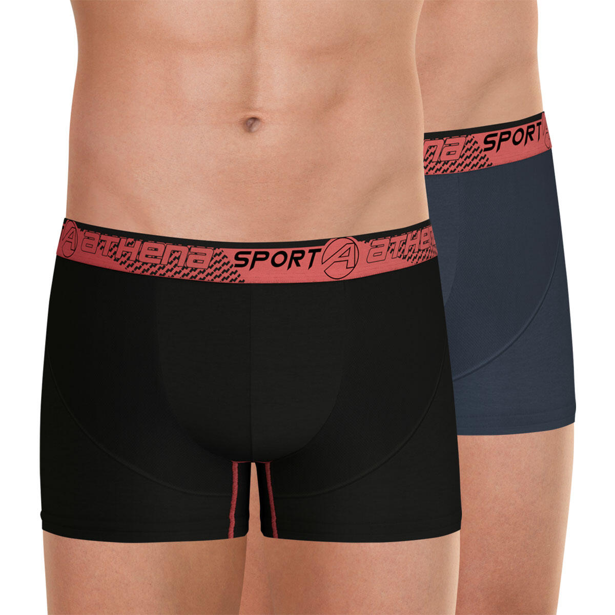 Athena - Lot De 2 Boxers De Course Homme Running - Caleçon - Gris - 44 L - Decathlon