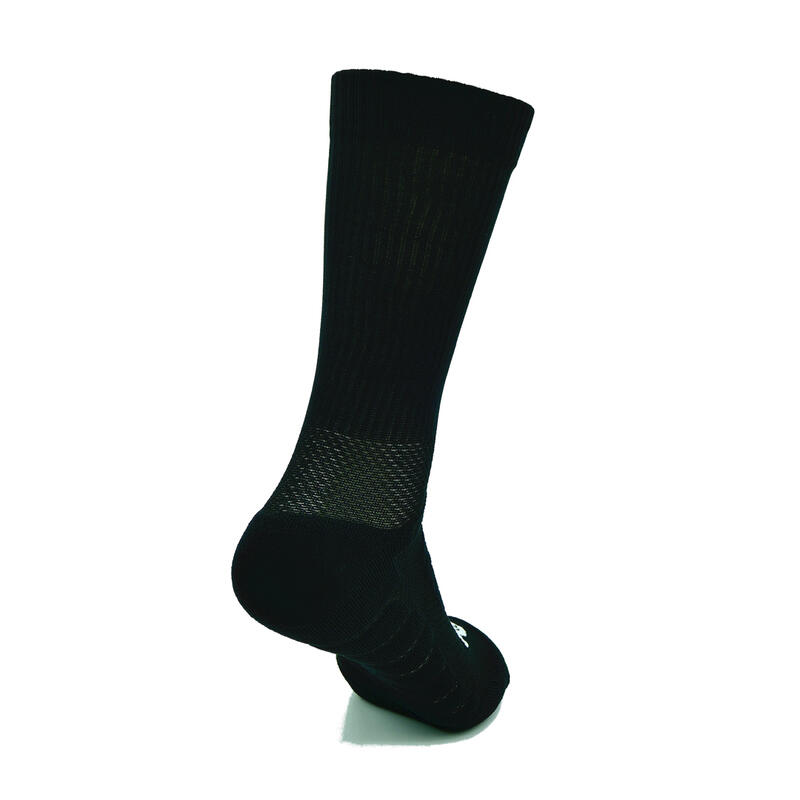 CHAUSSETTES RUNNING #COMPETICION mixte - KAMUABU coloris NOIR 23cm 1 fil