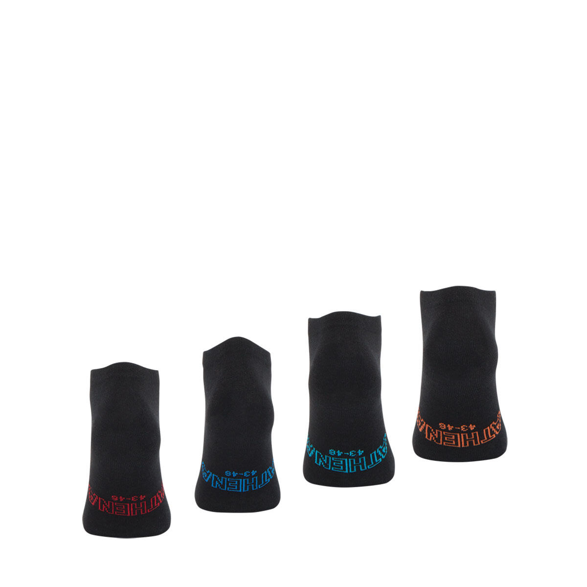 Lot de 4 paires de socquettes homme Low Cut Ecopack 3/4