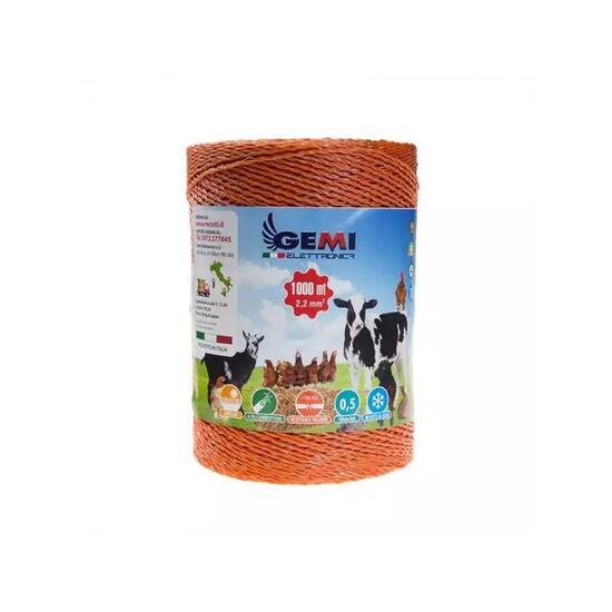 Filo 1000MT 2.2Mm² Per Recinto Elettrico Recinti Elettrici