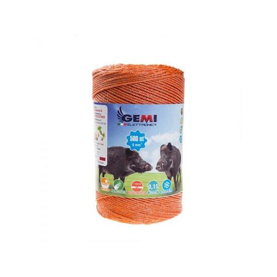 Filo 500 MT 6Mm² Per Recinto Elettrico Recinti Elettrici